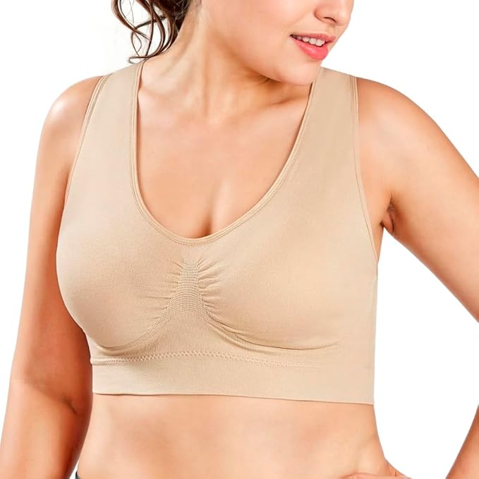 bezšvová športová podprsenka